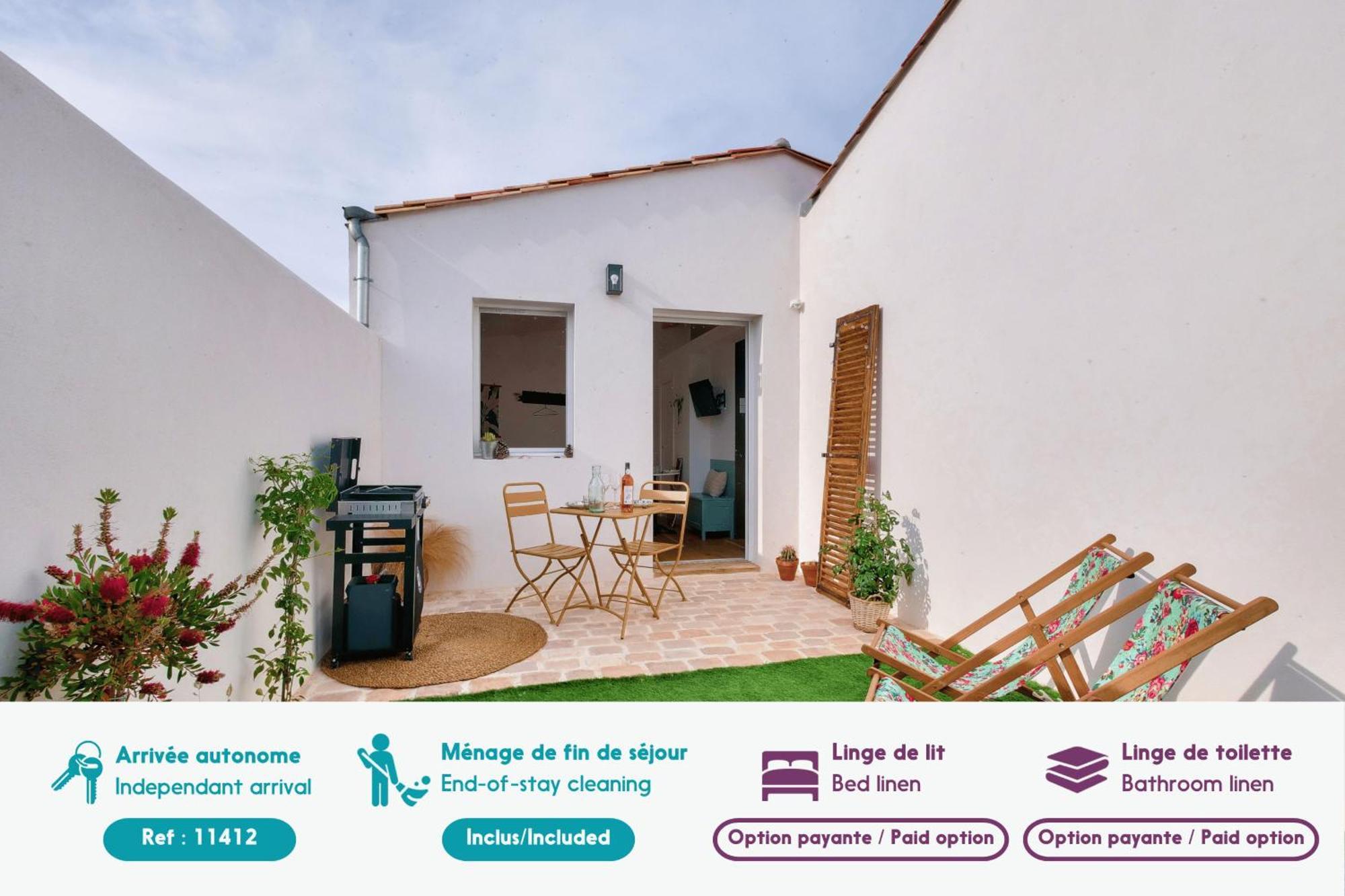 Studio Avec Terrasse A 250 Metres Du Port Rivedoux Plage Bagian luar foto